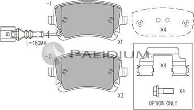 Ashuki P1-1055 - Set placute frana,frana disc aaoparts.ro
