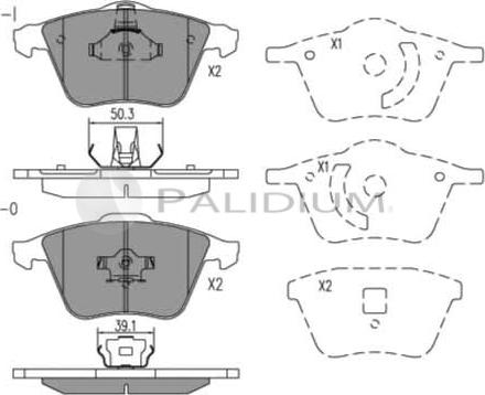 Ashuki P1-1068 - Set placute frana,frana disc aaoparts.ro