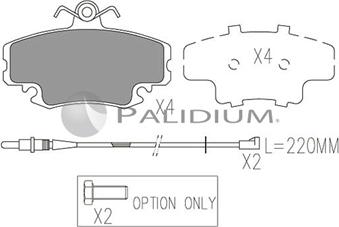 Ashuki P1-1003 - Set placute frana,frana disc aaoparts.ro
