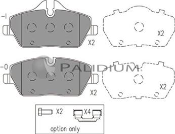 Ashuki P1-1031 - Set placute frana,frana disc aaoparts.ro
