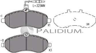 Ashuki P1-1145 - Set placute frana,frana disc aaoparts.ro