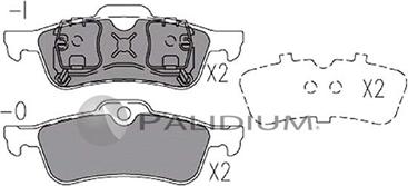 Ashuki P1-1140 - Set placute frana,frana disc aaoparts.ro