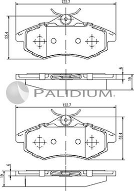 Ashuki P1-1151 - Set placute frana,frana disc aaoparts.ro
