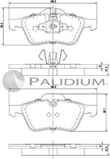 Ashuki P1-1164 - Set placute frana,frana disc aaoparts.ro