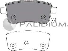 Ashuki P1-1114 - Set placute frana,frana disc aaoparts.ro
