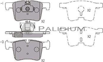 Ashuki P1-1255 - Set placute frana,frana disc aaoparts.ro