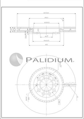 Ashuki P330-241 - Disc frana aaoparts.ro