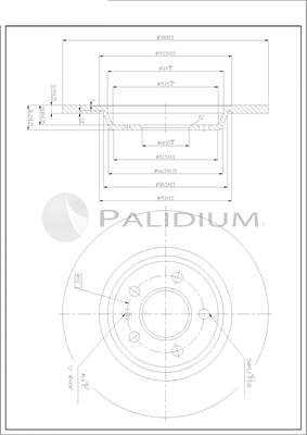 Ashuki P331-117 - Disc frana aaoparts.ro
