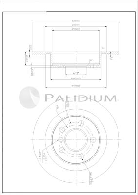 Ashuki P331-138 - Disc frana aaoparts.ro