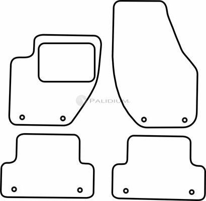 Ashuki PAL18-6901 - Set covorase aaoparts.ro