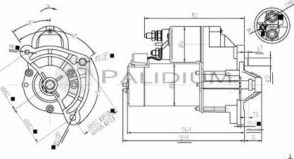 Ashuki PAL17-1001 - Starter aaoparts.ro