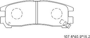 Asimco KD4624 - Set placute frana,frana disc aaoparts.ro