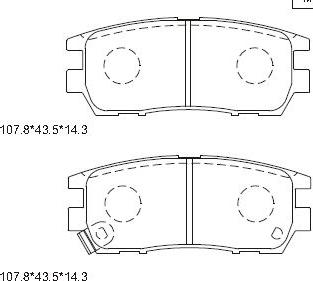Asimco KD4244 - Set placute frana,frana disc aaoparts.ro