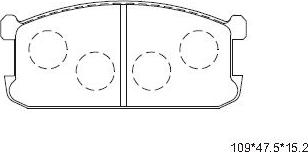 Asimco KD4745 - Set placute frana,frana disc aaoparts.ro
