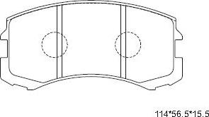 Asimco KD4719W - Set placute frana,frana disc aaoparts.ro