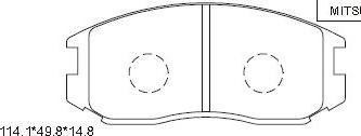 Asimco KD4718 - Set placute frana,frana disc aaoparts.ro
