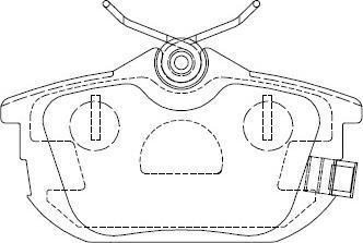 Asimco KD4733 - Set placute frana,frana disc aaoparts.ro