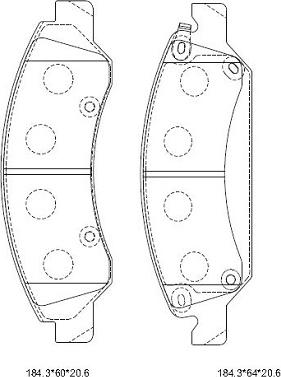 Asimco KD6795 - Set placute frana,frana disc aaoparts.ro