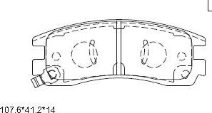 Asimco KD6719 - Set placute frana,frana disc aaoparts.ro
