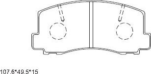 Asimco KD6712 - Set placute frana,frana disc aaoparts.ro