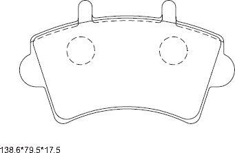 Asimco KD1511 - Set placute frana,frana disc aaoparts.ro