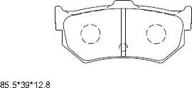Asimco KD1730 - Set placute frana,frana disc aaoparts.ro