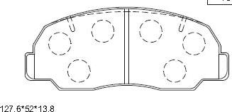 Asimco KD3392 - Set placute frana,frana disc aaoparts.ro