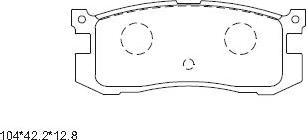 Asimco KD3751 - Set placute frana,frana disc aaoparts.ro