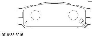 Asimco KD3782 - Set placute frana,frana disc aaoparts.ro