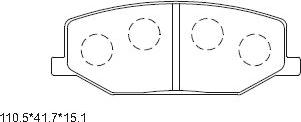Asimco KD3729 - Set placute frana,frana disc aaoparts.ro