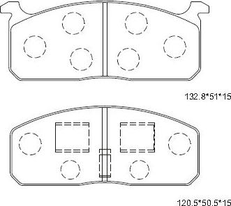 Asimco KD2635 - Set placute frana,frana disc aaoparts.ro