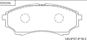 Asimco KD2759 - Set placute frana,frana disc aaoparts.ro