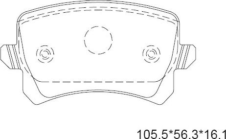 Asimco KD7579 - Set placute frana,frana disc aaoparts.ro