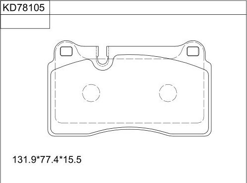 Asimco KD78105 - Set placute frana,frana disc aaoparts.ro