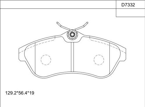 Asimco KD7332 - Set placute frana,frana disc aaoparts.ro