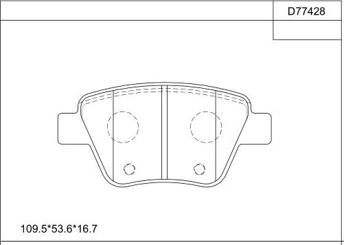 Asimco KD77428 - Set placute frana,frana disc aaoparts.ro