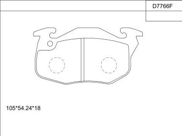 Asimco KD7766F - Set placute frana,frana disc aaoparts.ro