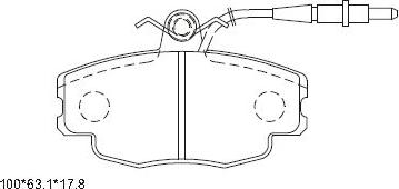 Asimco KD7767 - Set placute frana,frana disc aaoparts.ro