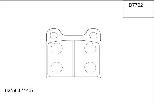 Asimco KD7702 - Set placute frana,frana disc aaoparts.ro