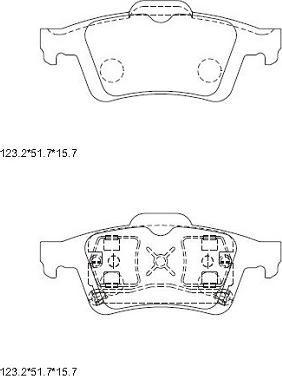 Asimco KD7781 - Set placute frana,frana disc aaoparts.ro