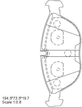 Asimco KD7772 - Set placute frana,frana disc aaoparts.ro