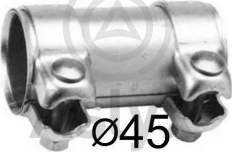 Aslyx AS-541002 - Conector teava, sistem de esapament aaoparts.ro