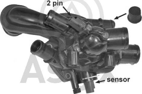 Aslyx AS-503942 - Termostat,lichid racire aaoparts.ro