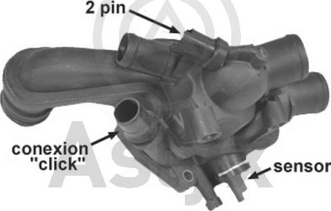 Aslyx AS-503969 - Termostat,lichid racire aaoparts.ro