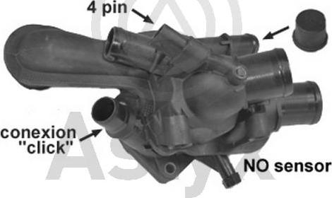 Aslyx AS-503968 - Flansa lichid racire aaoparts.ro