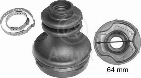 Aslyx AS-101559 - Burduf cauciuc, articulatie planetara aaoparts.ro