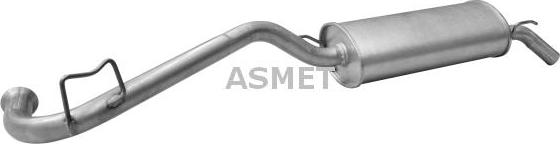 Asmet 10.036 - Toba esapament finala aaoparts.ro