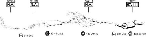 Asmet FO074550 - Sistem de esapament aaoparts.ro