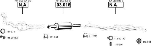 Asmet VA031640 - Sistem de esapament aaoparts.ro