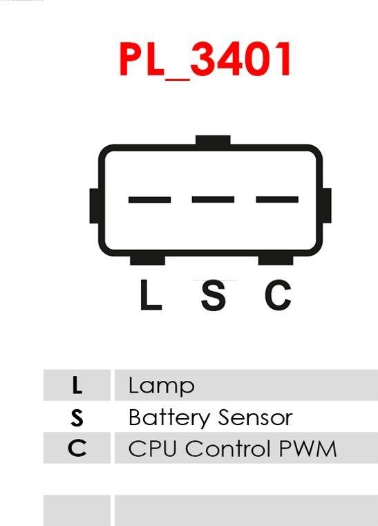 AS-PL A5074 - Generator / Alternator aaoparts.ro